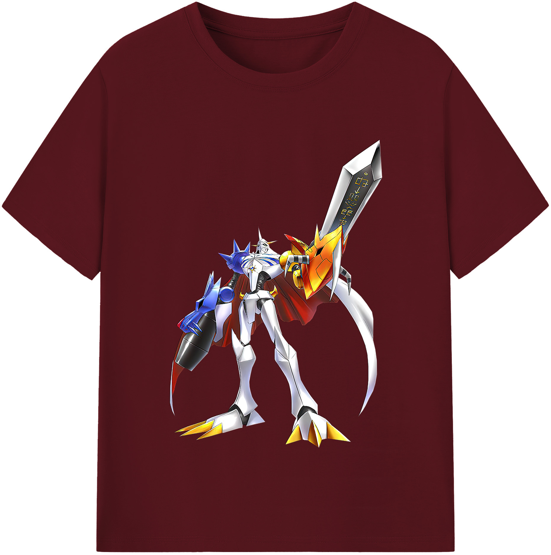 （画像用） Digimon デジタルモンスター/デジモン 綿100％半袖Tシャツ（フロントプリント）